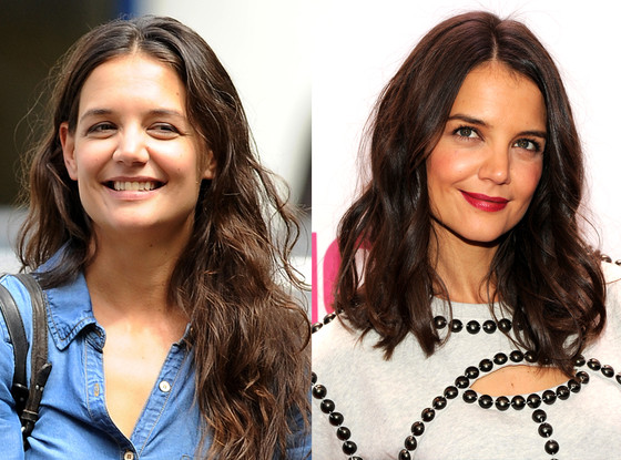 Katie Holmes Debuts Darker Hair Color—Just Like Kate Middleton! | E! News